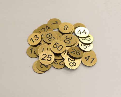 100x3cm laser engraved number - 100x3cm,