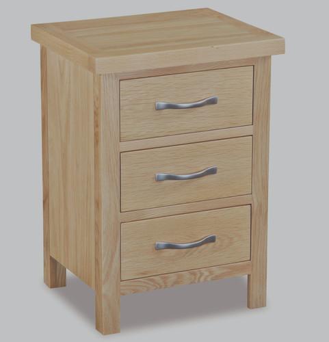 Regal oak drawer bedside - oak, 3