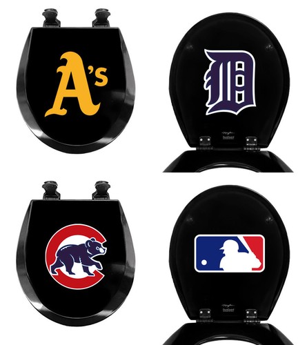 Mlb toilet seat - toilet, black