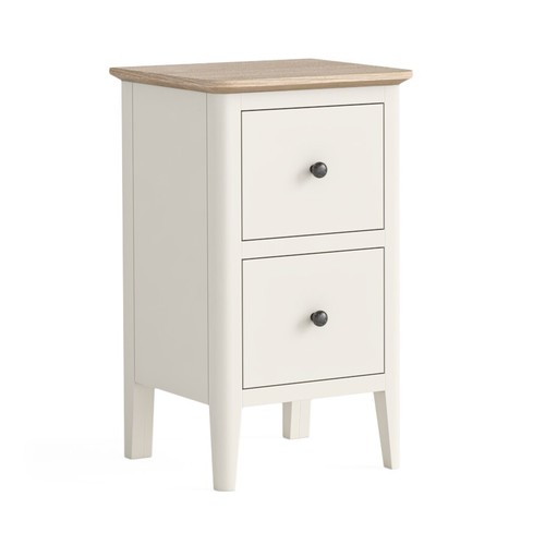 Soft white bedside table off - /,
