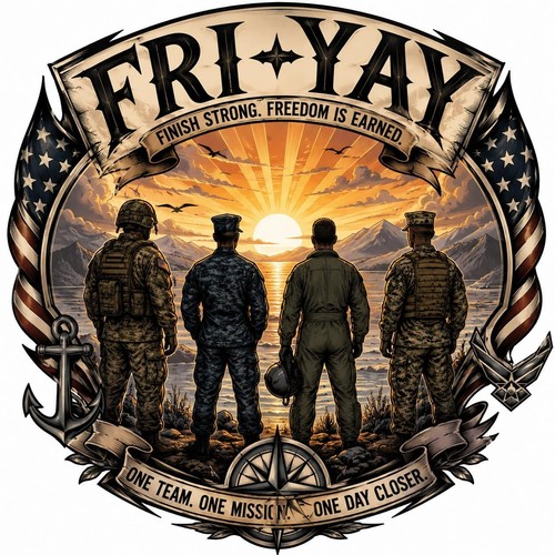 Fri yah finish - strong, sticker