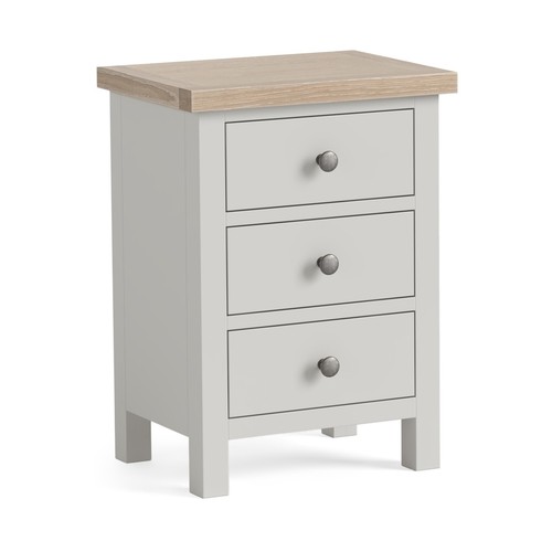 Light grey large bedside - light, table