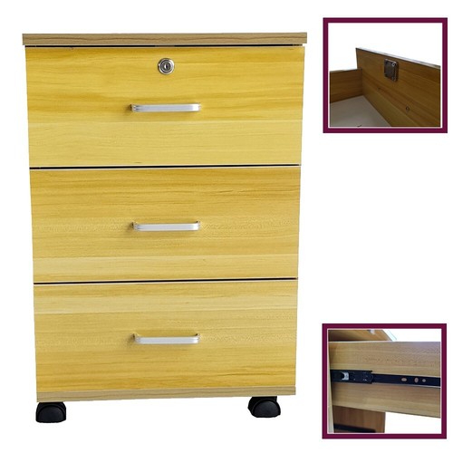 Oak drawer bedside cabinet - oak,